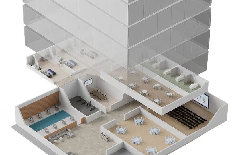 Boutique hotel with scalable hospitality technology