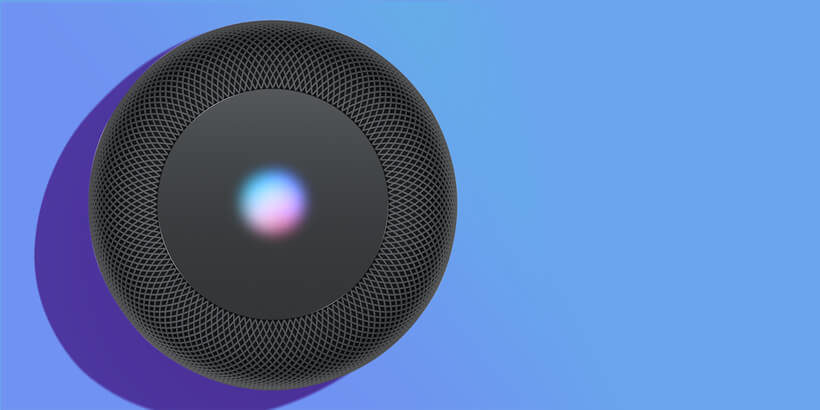 apple homepod black speaker