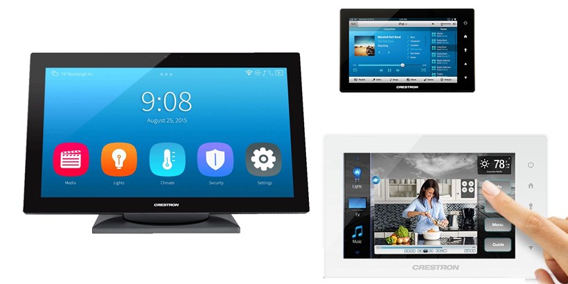 Crestron Touch screen displays